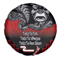 Aotearoa Toitu Te Tiriti Spare Tire Cover New Zealand Honour the Treaty - Fight Together LT03 - Polynesian Pride