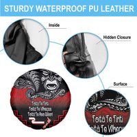 Aotearoa Toitu Te Tiriti Spare Tire Cover New Zealand Honour the Treaty - Fight Together LT03 - Polynesian Pride