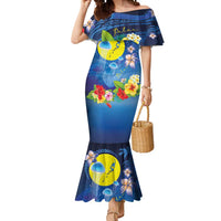 Palau Jellyfish Mermaid Dress Ocean Heritage Tropical Plants - Polynesian Pride