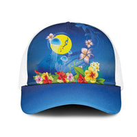 Palau Jellyfish Mesh Trucker Cap Ocean Heritage Tropical Plants - Polynesian Pride