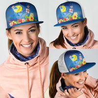 Palau Jellyfish Mesh Trucker Cap Ocean Heritage Tropical Plants - Polynesian Pride