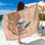 Guam Seal and Latte Stone With Ethnic Tapa Pattern Sarong Peach Fuzz Color LT03 One Size 44 x 66 inches Peach Fuzz - Polynesian Pride