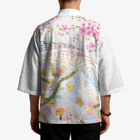 Hawaiian and Japanese Culture Together Kimono Tribal Motifs with Lei and Japanese Sakura Pattern LT03 - Polynesian Pride