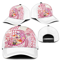Hawaiian and Japanese Culture Together Classic Cap Tropical Honu with Japanese Elements Pink Color