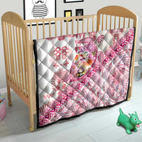 Hawaiian and Japanese Culture Together Quilt Tropical Honu with Japanese Elements Pink Color LT03 - Polynesian Pride