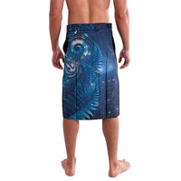 Aotearoa New Zealand New Year Lavalava Tribal Koru Tattoo Blue Galaxy Maori Silver Fern LT03 - Polynesian Pride