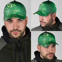 Aotearoa New Zealand New Year Classic Cap Tribal Koru Tattoo Green Galaxy Maori Silver Fern LT03 - Polynesian Pride