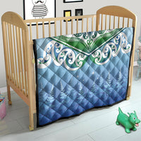 Aotearoa New Zealand New Year Quilt Maori Motifs with Silver Fern and Matariki Stars LT03 - Polynesian Pride