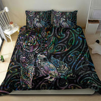 Aotearoa Moko Tribal Tattoo Bedding Set New Zealand Maori Penguin and Fantail Paua Shell Style LT03 - Polynesian Pride
