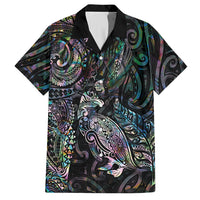 Aotearoa Moko Tribal Tattoo Hawaiian Shirt New Zealand Maori Penguin and Fantail Paua Shell Style LT03 Multicolor - Polynesian Pride