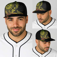Aotearoa Moko Tribal Tattoo Baseball Net Cap New Zealand Maori Penguin and Fantail Reggae Style LT03 - Polynesian Pride