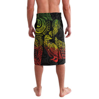 Aotearoa Moko Tribal Tattoo Lavalava New Zealand Maori Penguin and Fantail Reggae Style LT03 - Polynesian Pride