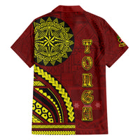 Kolisi Tonga Atele Family Matching Short Sleeve Bodycon Dress and Hawaiian Shirt Ngatu and Polynesian Pattern LT03 - Polynesian Pride