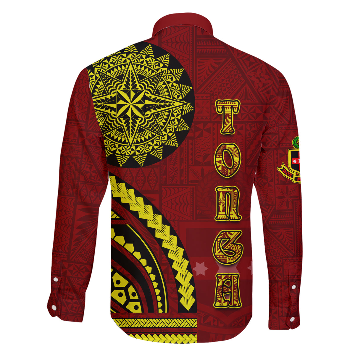 Kolisi Tonga Atele Family Matching Short Sleeve Bodycon Dress and Hawaiian Shirt Ngatu and Polynesian Pattern LT03 - Polynesian Pride