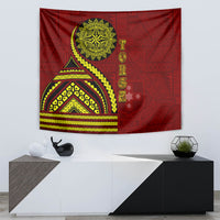 Kolisi Tonga Atele Tapestry Ngatu and Polynesian Pattern