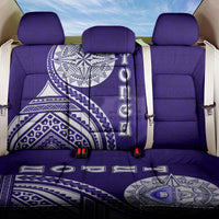 Tupou College Toloa Back Car Seat Cover Ngatu and Polynesian Pattern