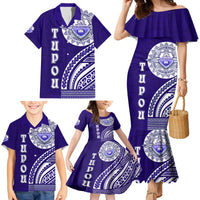 Tupou College Toloa Family Matching Mermaid Dress and Hawaiian Shirt Ngatu and Polynesian Pattern LT03 - Polynesian Pride