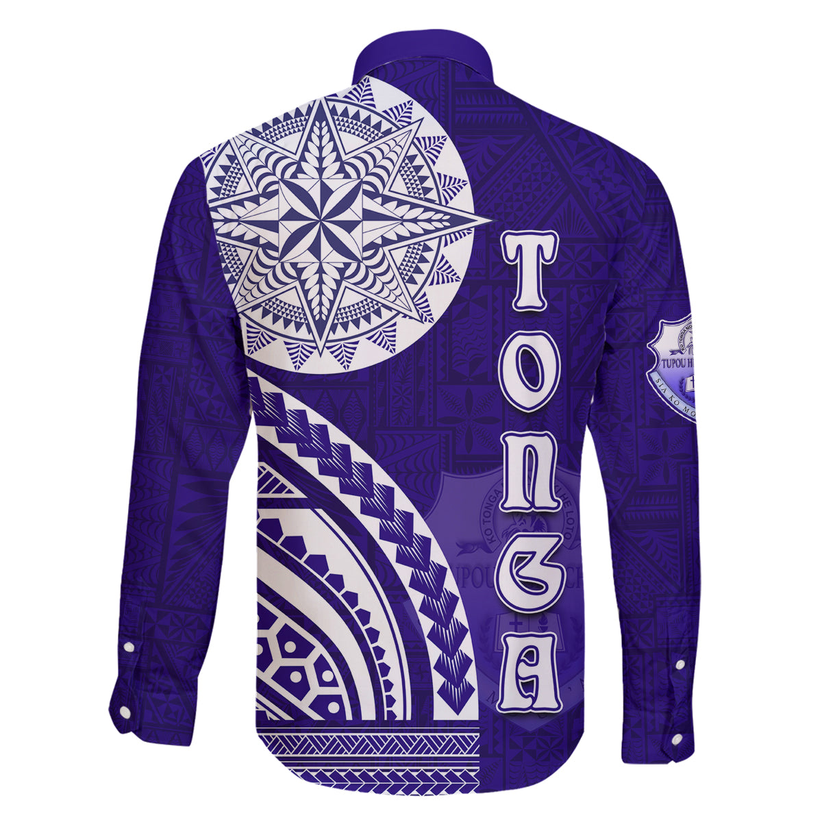 Tupou College Toloa Family Matching Mermaid Dress and Hawaiian Shirt Ngatu and Polynesian Pattern LT03 - Polynesian Pride