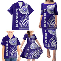 Tupou College Toloa Family Matching Puletasi and Hawaiian Shirt Ngatu and Polynesian Pattern LT03 - Polynesian Pride