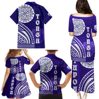 Tupou College Toloa Family Matching Puletasi and Hawaiian Shirt Ngatu and Polynesian Pattern LT03 - Polynesian Pride