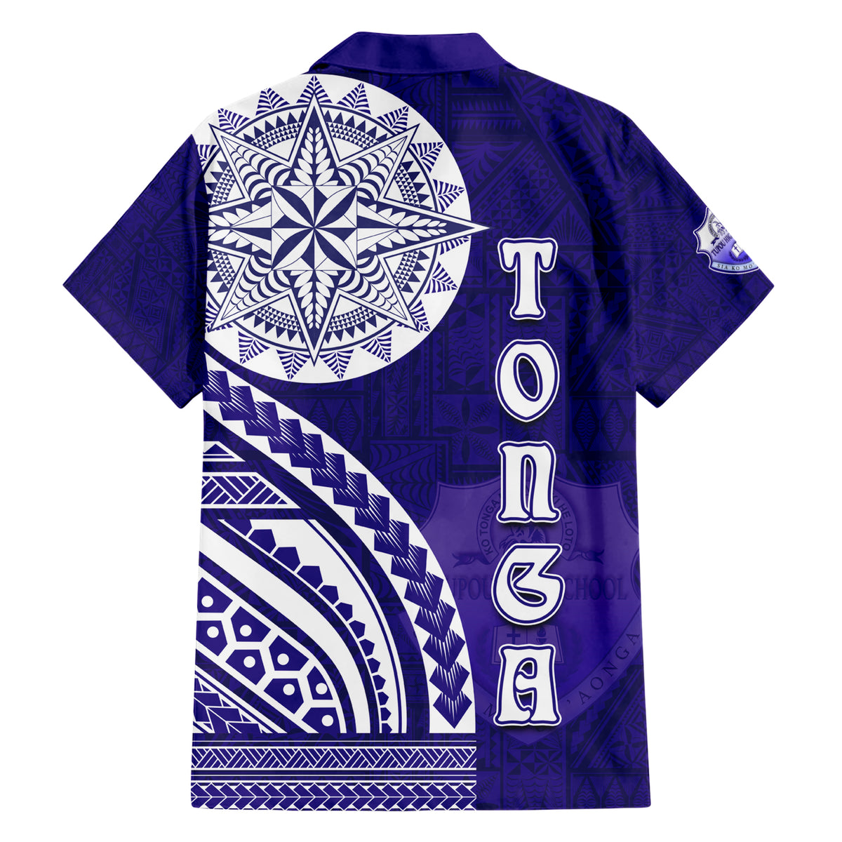Tupou College Toloa Family Matching Short Sleeve Bodycon Dress and Hawaiian Shirt Ngatu and Polynesian Pattern LT03 - Polynesian Pride
