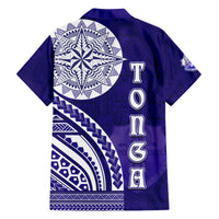 Tupou College Toloa Family Matching Summer Maxi Dress and Hawaiian Shirt Ngatu and Polynesian Pattern LT03 - Polynesian Pride