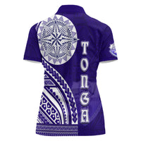 Tupou College Toloa Women Polo Shirt Ngatu and Polynesian Pattern