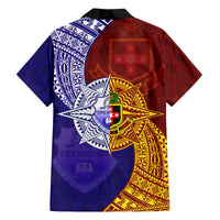 Kolisi Tonga Atele and Tupou College Toloa Family Matching Summer Maxi Dress and Hawaiian Shirt Ngatu and Polynesian Spiral Pattern LT03 - Polynesian Pride