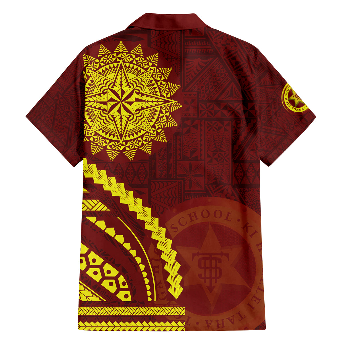 Tonga High School Family Matching Long Sleeve Bodycon Dress and Hawaiian Shirt Ngatu and Polynesian Pattern LT03 - Polynesian Pride