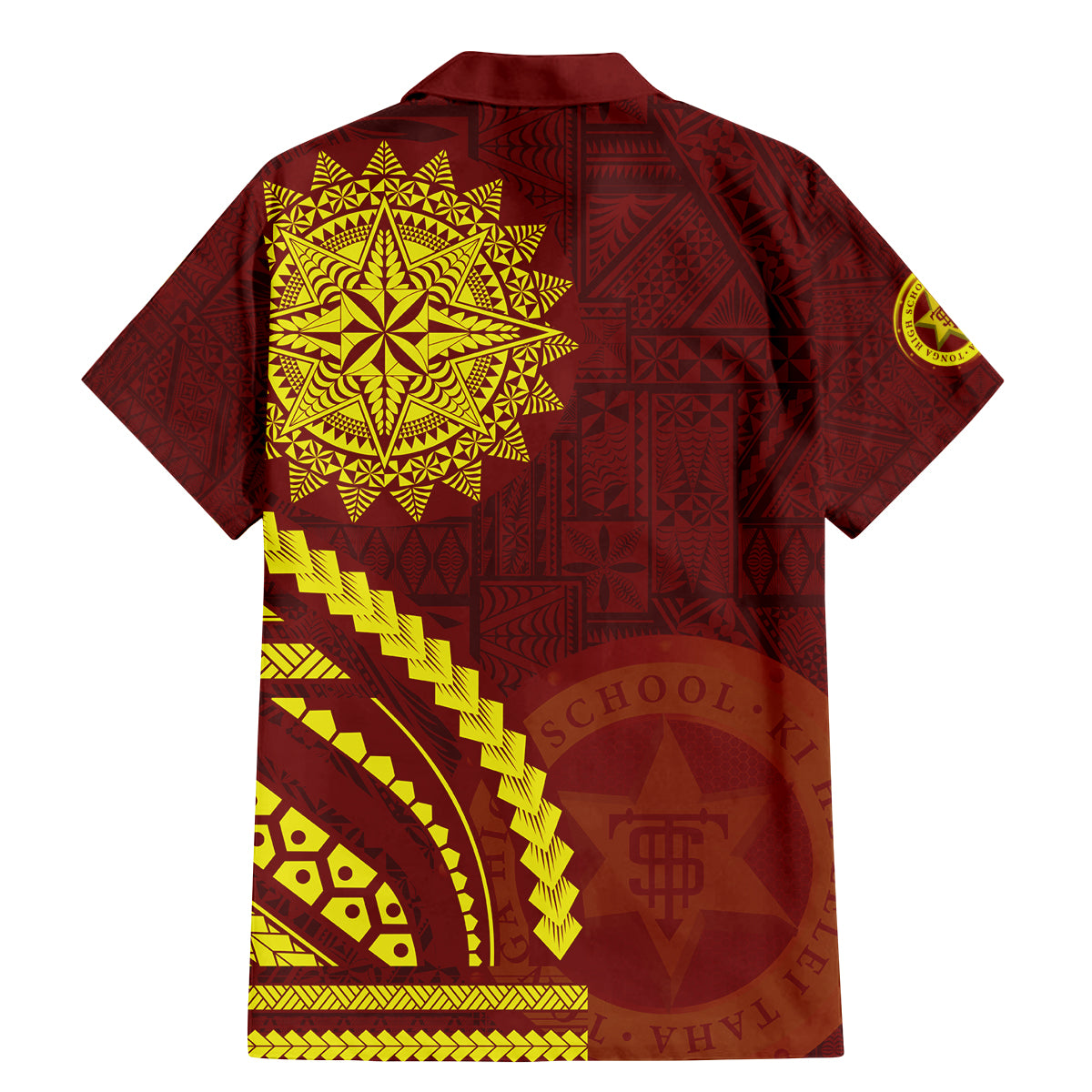 Tonga High School Family Matching Mermaid Dress and Hawaiian Shirt Ngatu and Polynesian Pattern LT03 - Polynesian Pride