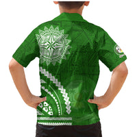 Liahona High School Family Matching Mermaid Dress and Hawaiian Shirt Ngatu and Polynesian Pattern LT03 - Polynesian Pride