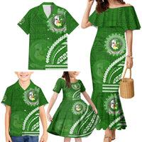 Liahona High School Family Matching Mermaid Dress and Hawaiian Shirt Ngatu and Polynesian Pattern LT03 - Polynesian Pride