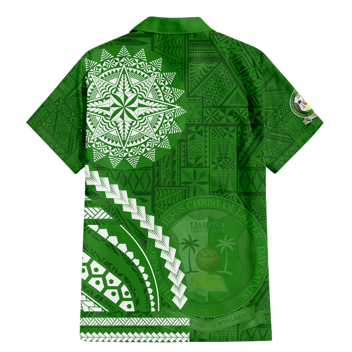 Liahona High School Family Matching Mermaid Dress and Hawaiian Shirt Ngatu and Polynesian Pattern LT03 - Polynesian Pride