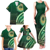 Saineha High School Family Matching Tank Maxi Dress and Hawaiian Shirt Ngatu and Polynesian Pattern LT03 - Polynesian Pride