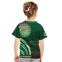 Saineha High School Kid T Shirt Ngatu and Polynesian Pattern LT03 - Polynesian Pride