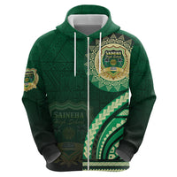 Saineha High School Zip Hoodie Ngatu and Polynesian Pattern LT03 - Polynesian Pride