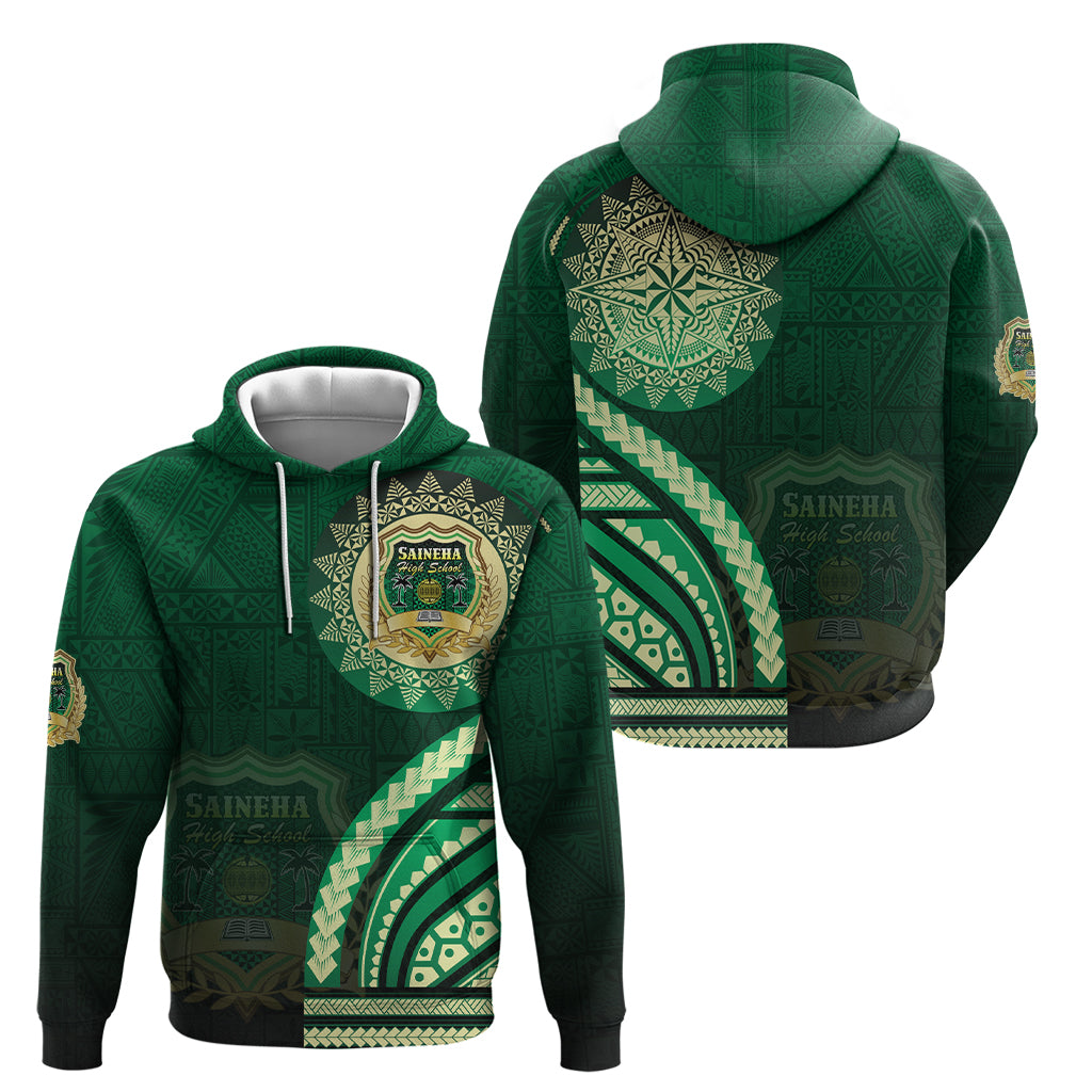 Saineha High School Zip Hoodie Ngatu and Polynesian Pattern LT03 - Polynesian Pride