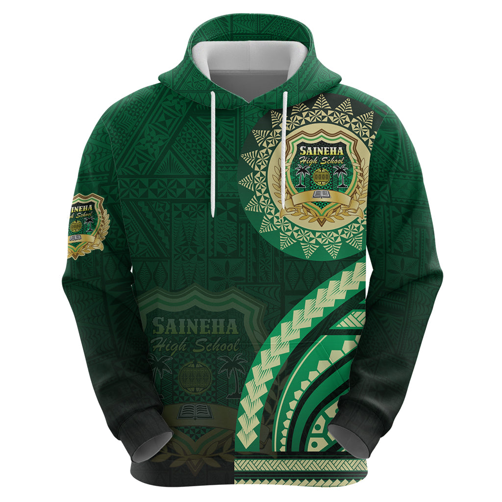 Saineha High School Zip Hoodie Ngatu and Polynesian Pattern LT03 - Polynesian Pride