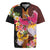 Papua New Guinea Birds and Frangipani Rugby Jersey Melanesian Art Tattoos - Polynesian Pride