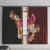 Papua New Guinea Birds and Frangipani Window Curtain Melanesian Art Tattoos - Polynesian Pride