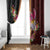 Papua New Guinea Birds and Frangipani Window Curtain Melanesian Art Tattoos - Polynesian Pride