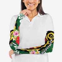 Melanesian Vanuatu Tribal Boar Tusk Arm Sleeves Tropical Plants and Namele Motifs LT03 - Polynesian Pride