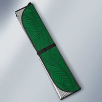 Melanesian Vanuatu Tribal Boar Tusk Auto Sun Shade Tropical Plants and Namele Motifs - Polynesian Pride