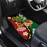 Melanesian Vanuatu Tribal Boar Tusk Car Mats Tropical Plants and Namele Motifs LT03 - Polynesian Pride