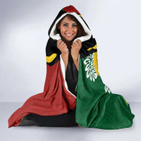 Melanesian Vanuatu Tribal Boar Tusk Hooded Blanket Tropical Plants and Namele Motifs LT03 - Polynesian Pride