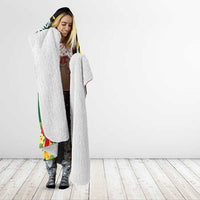 Melanesian Vanuatu Tribal Boar Tusk Hooded Blanket Tropical Plants and Namele Motifs LT03 - Polynesian Pride