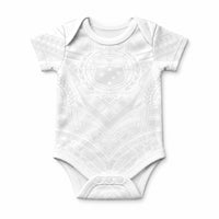 Samoan Lotu a Tamaiti Baby Onesie Coat of Arms and Polynesian Pattern