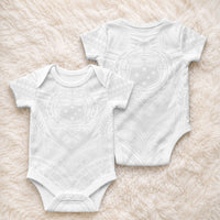 Samoan Lotu a Tamaiti Baby Onesie Coat of Arms and Polynesian Pattern
