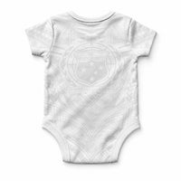 Samoan Lotu a Tamaiti Baby Onesie Coat of Arms and Polynesian Pattern