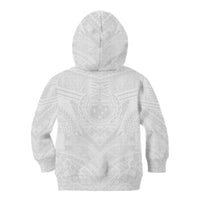 Samoan Lotu a Tamaiti Kid Hoodie Coat of Arms and Polynesian Pattern